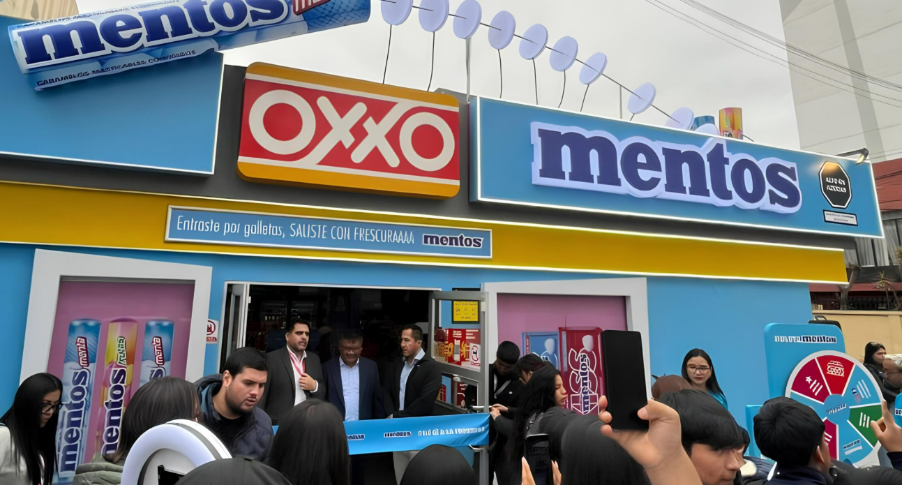 Oxxo inaugura nueva tienda temática en Lima junto a Mentos: ¿Dónde está ubicada?